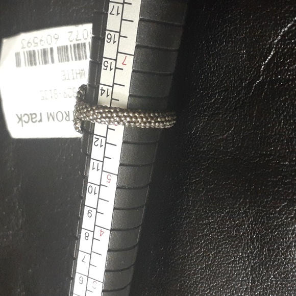 GUCCI HEART BOW RING AGED SILVER NWT - Picture 5 of 10